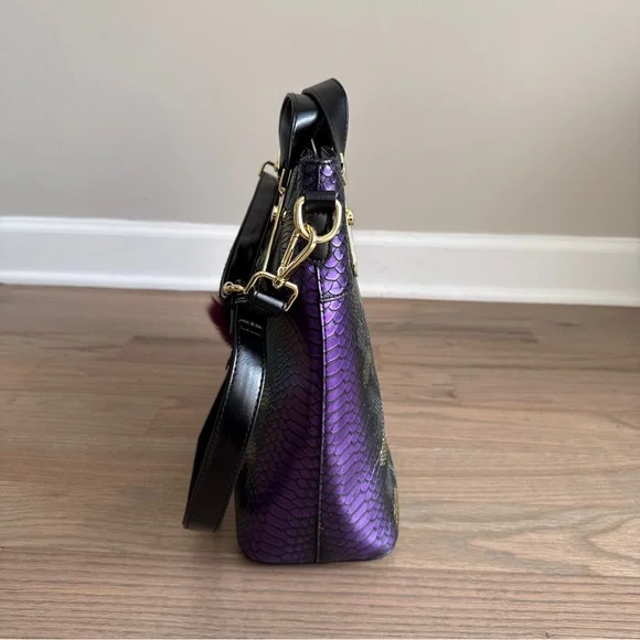 Fashion Tote Bag Snake Embossed - Picture 4 of 10